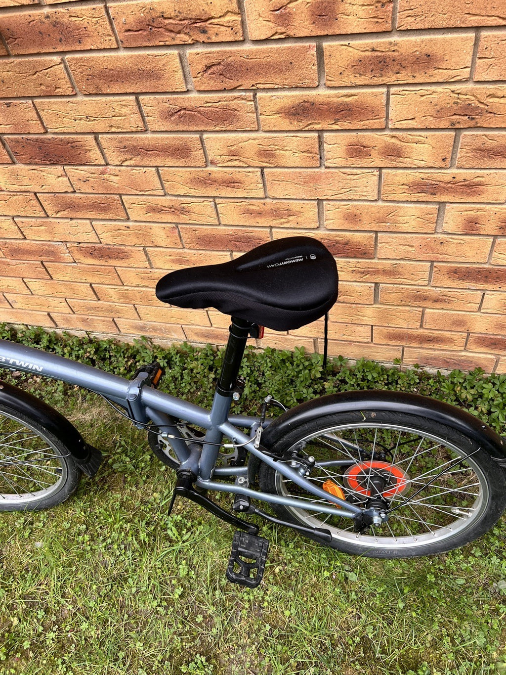 BTWIN Fold 500 Folding Bike 20-inch Blue Great Condition