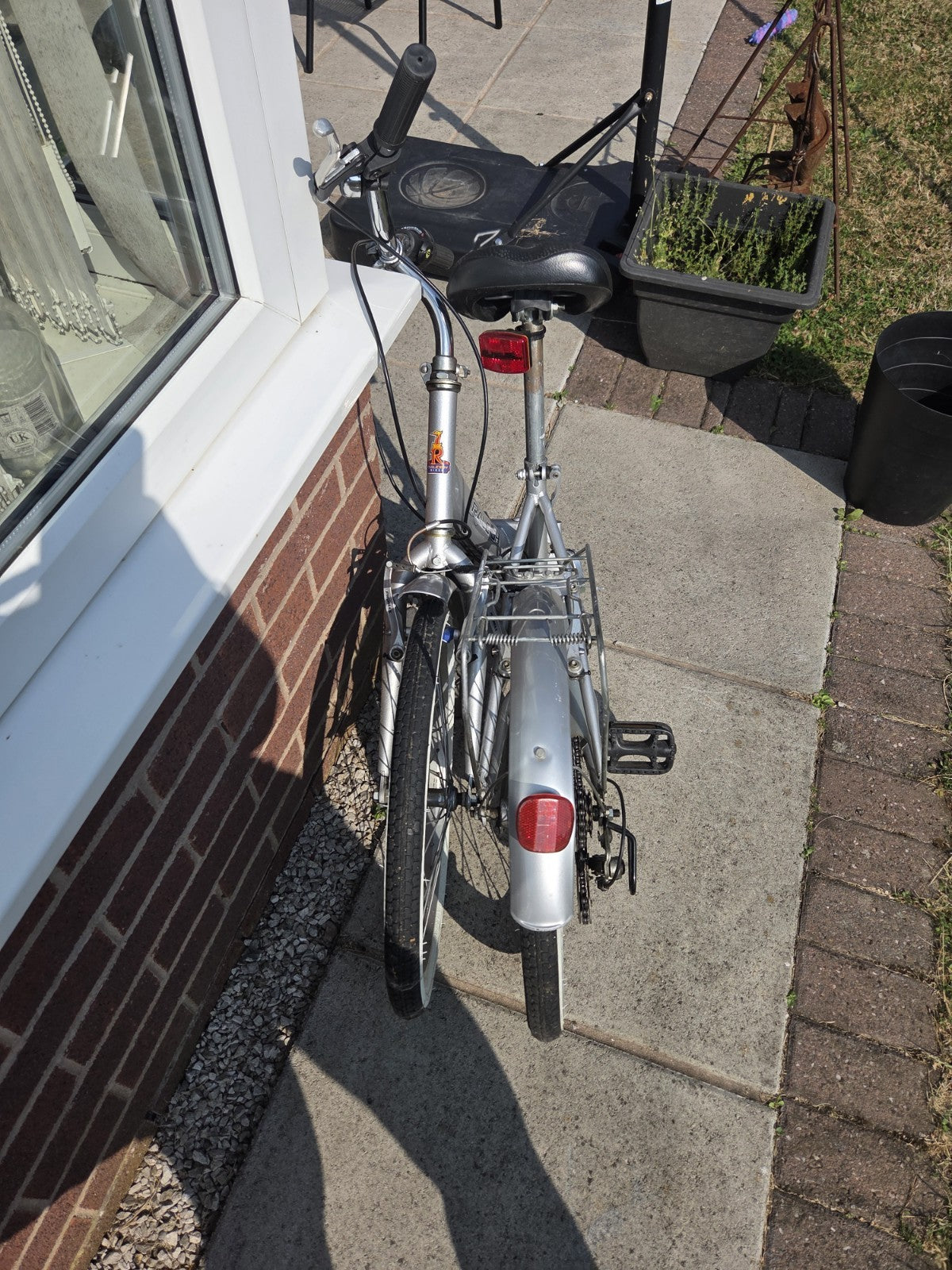 Raleigh Compact Vintage Folding Bike Bicycle Retro Cream White