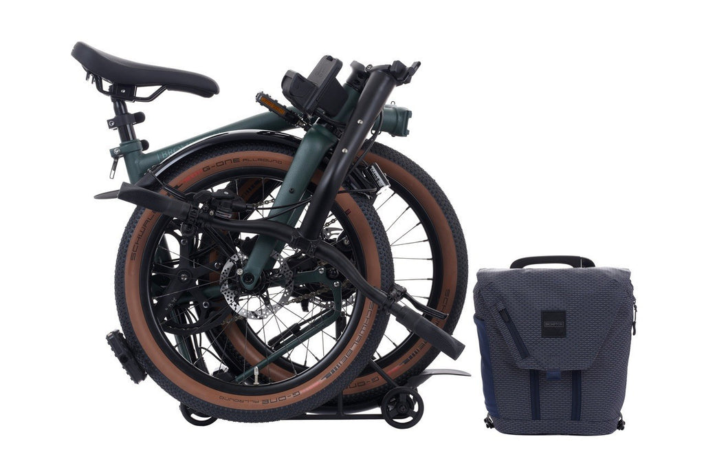 Brompton G Line -e- With Roller Frame Forest Green Medium