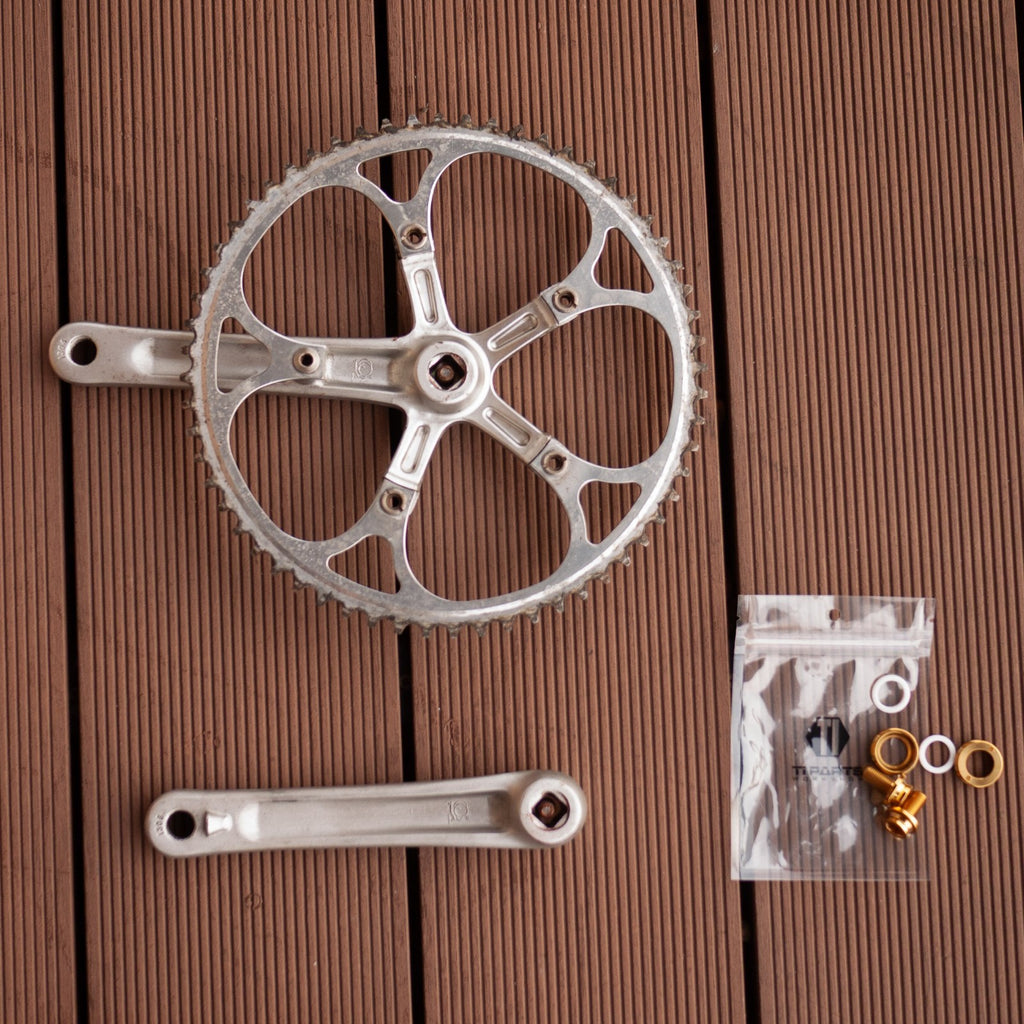 Brompton Spider Crankset 60T TA Specialites Ti Parts Workshop Ti Crank Bolt Set