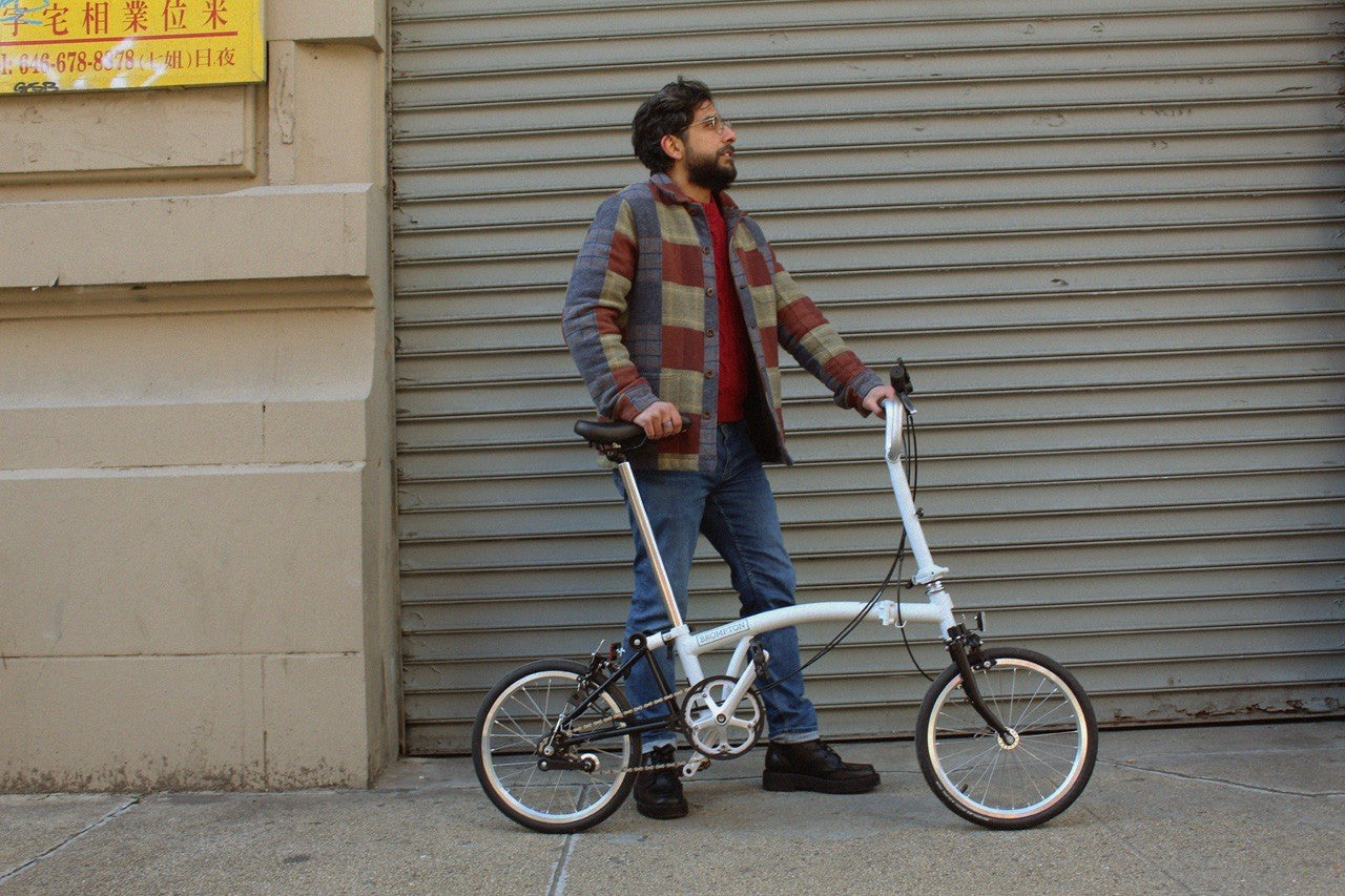 Brompton A Line White (2022 Model) Folding Bike - Great Condition