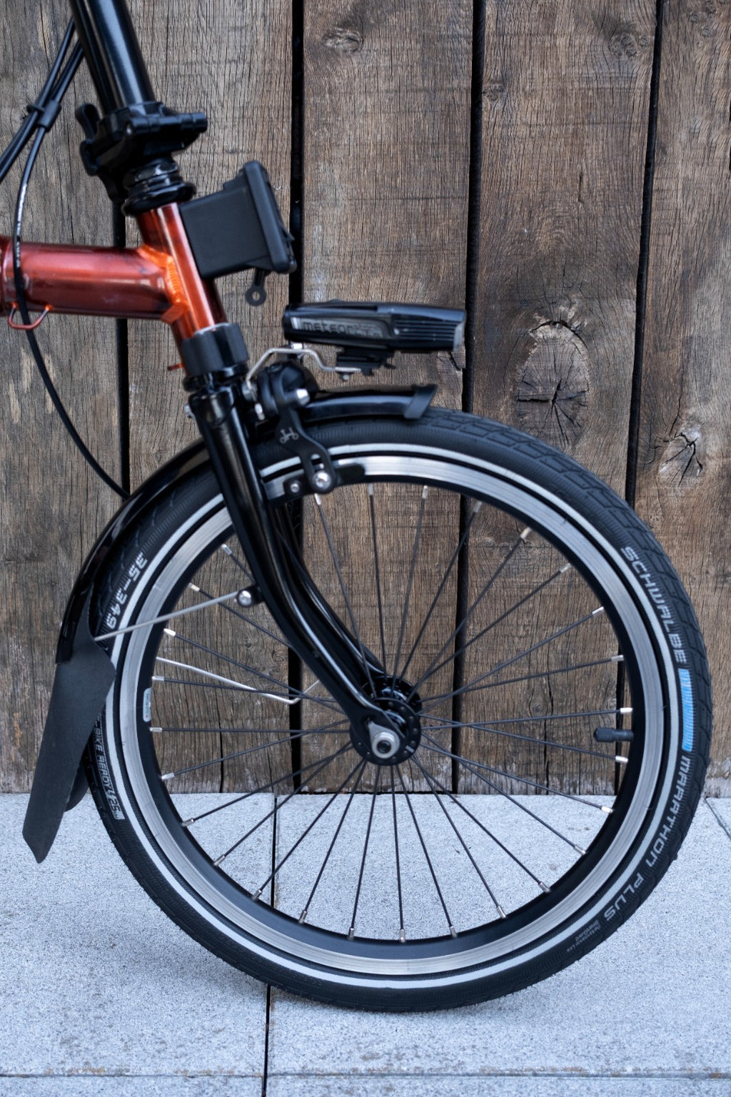 Brompton S6R (6 Speed)Black Edition in Flame Lacquer  + Extras