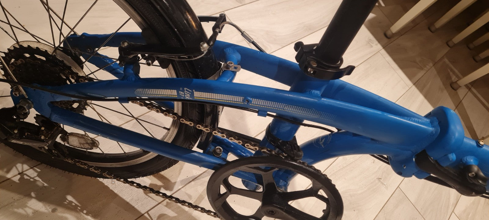 Tern Bicycle Link B7 20" 7 Speed  Blue Folding Bicycle Easy Carry RRP £650.00