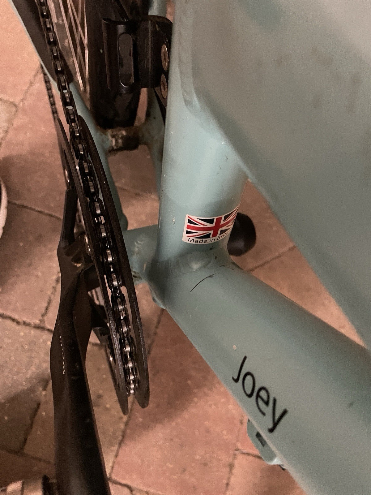 Airnimal Joey 507 Sport Folding Bike in Cambridge Blue