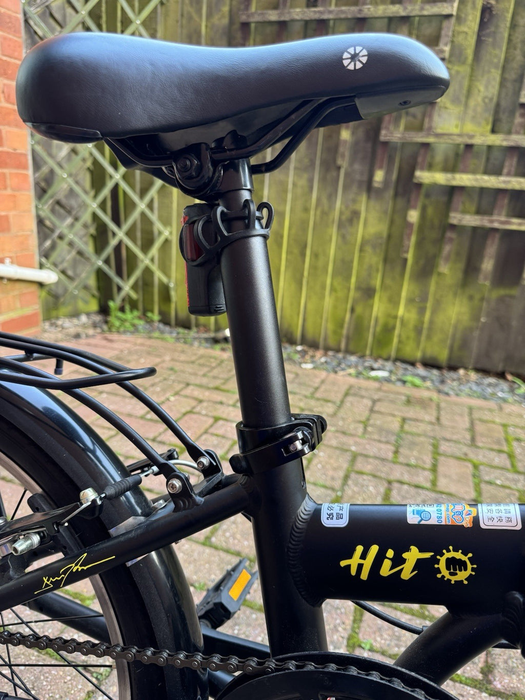 Dahon Hit Folding Bike 6-Speed 20" Black Wheel Assembly Tools Not Included