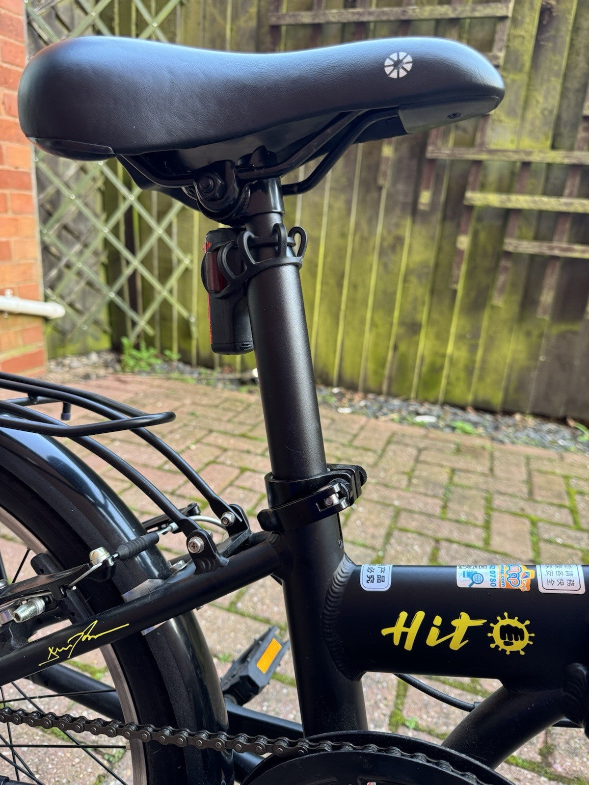 Dahon Hit Folding Bike 6-Speed 20" Black Wheel Assembly Tools Not Included