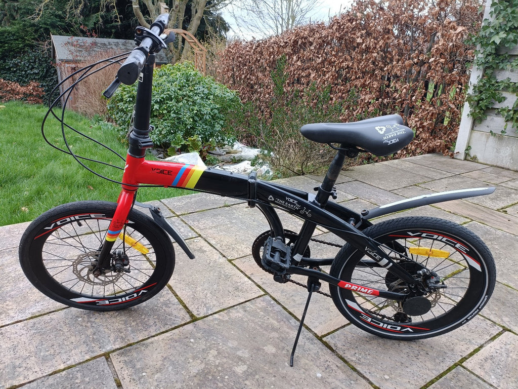 Voice Prime Folding Bike - 9 Speed - Disc Brakes