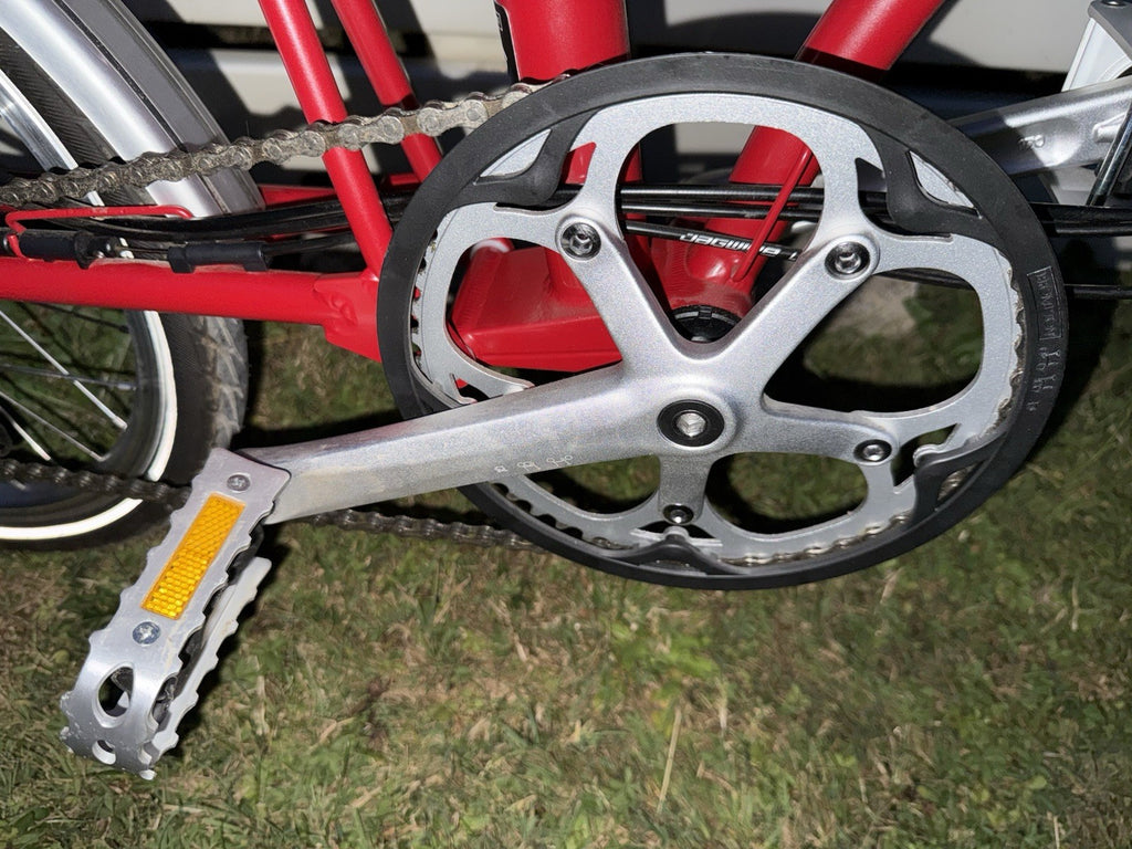 Brompton C Line Explore - House Red. High Handlebars