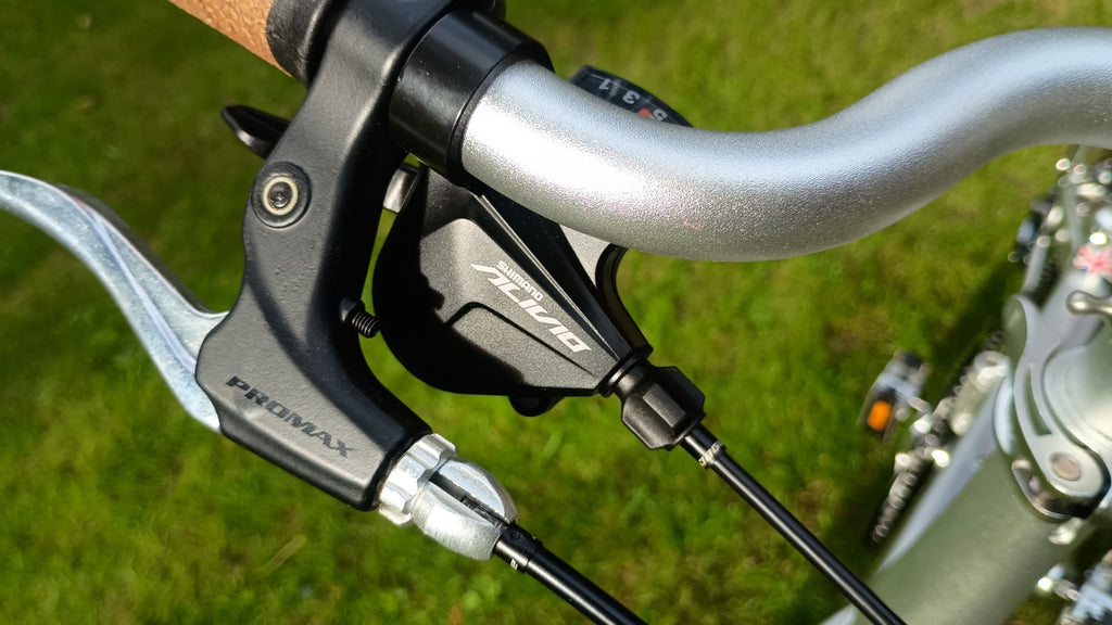 Folding Bike Bickerton 1909 Argent Country Quality Alloy 9 Speed Shimano Gears