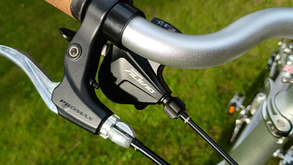 Folding Bike Bickerton 1909 Argent Country Quality Alloy 9 Speed Shimano Gears