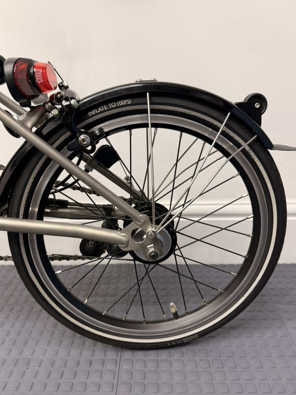 Brompton S6L Nickel Edition Superlight Titanium - Mint Condition