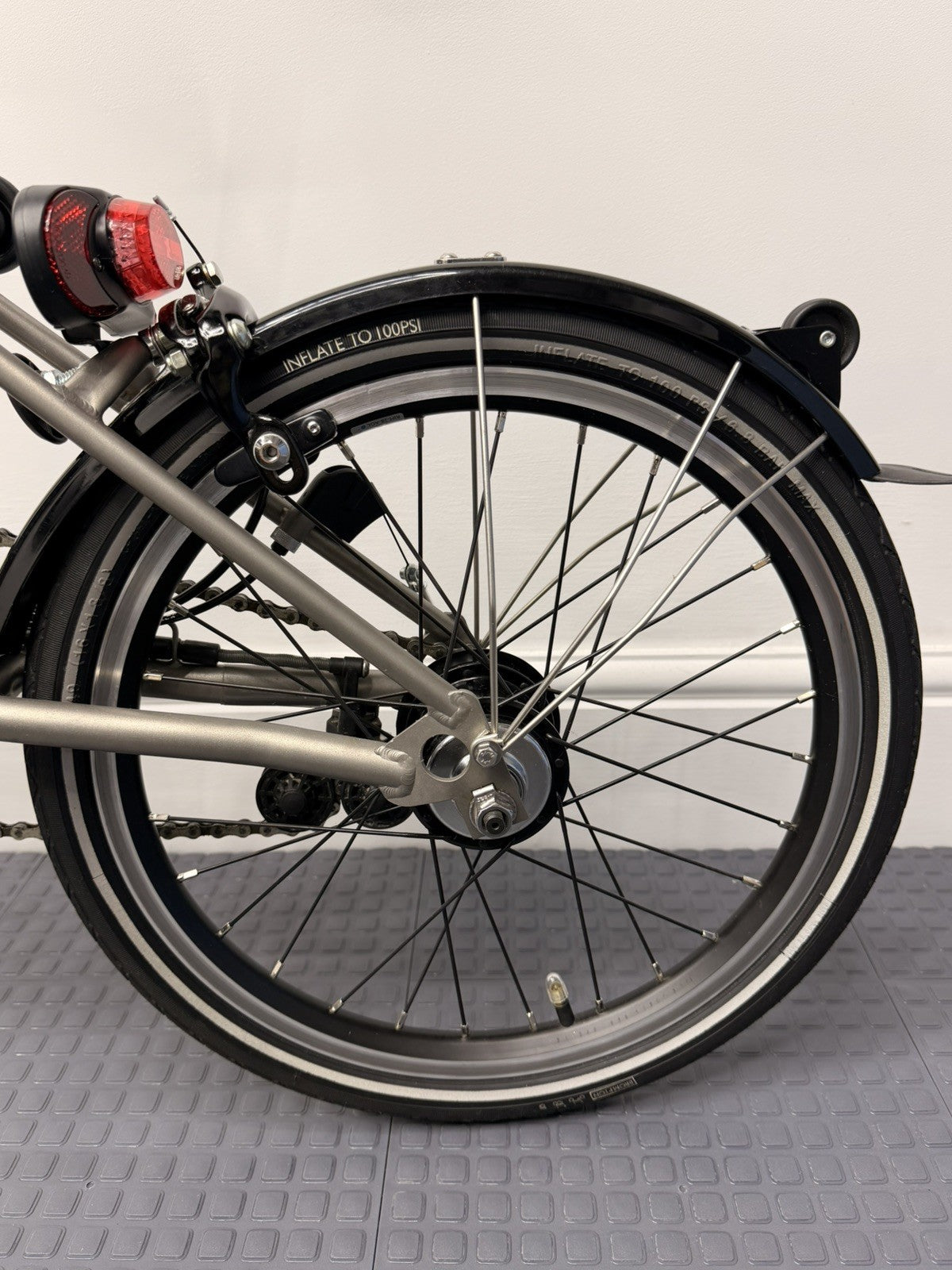 Brompton S6L Nickel Edition Superlight Titanium - Mint Condition
