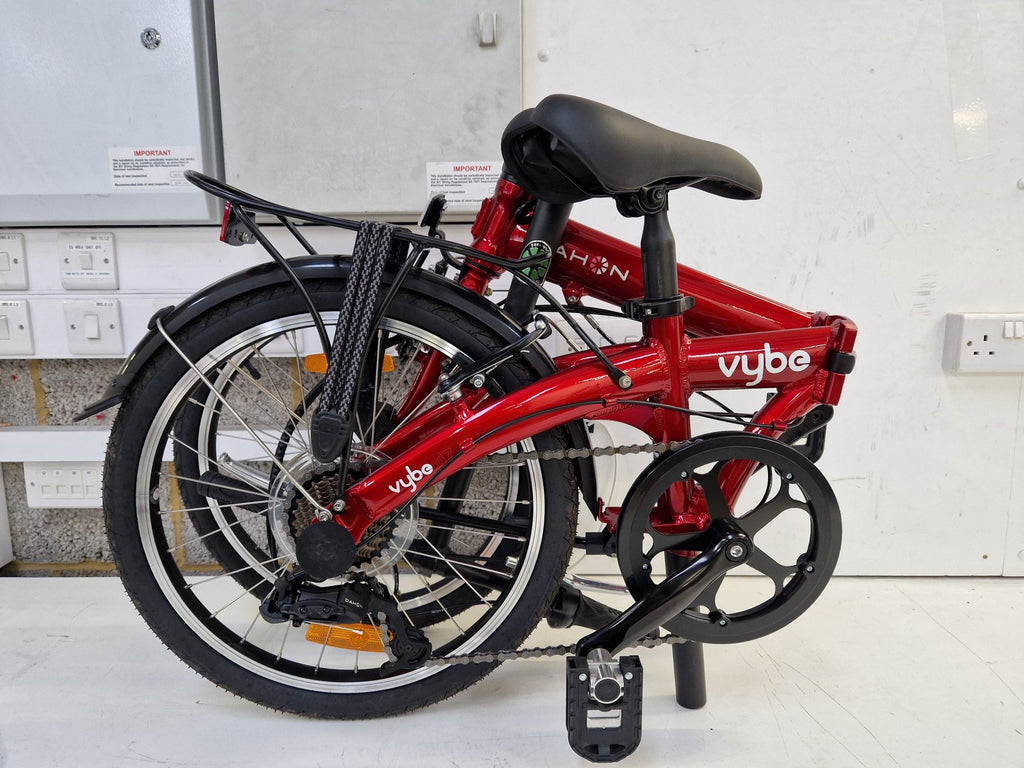Dahon Vybe D7 Folding Bike 20in Aluminium 7 Speed Commuter - Red (Used/Scuffs)