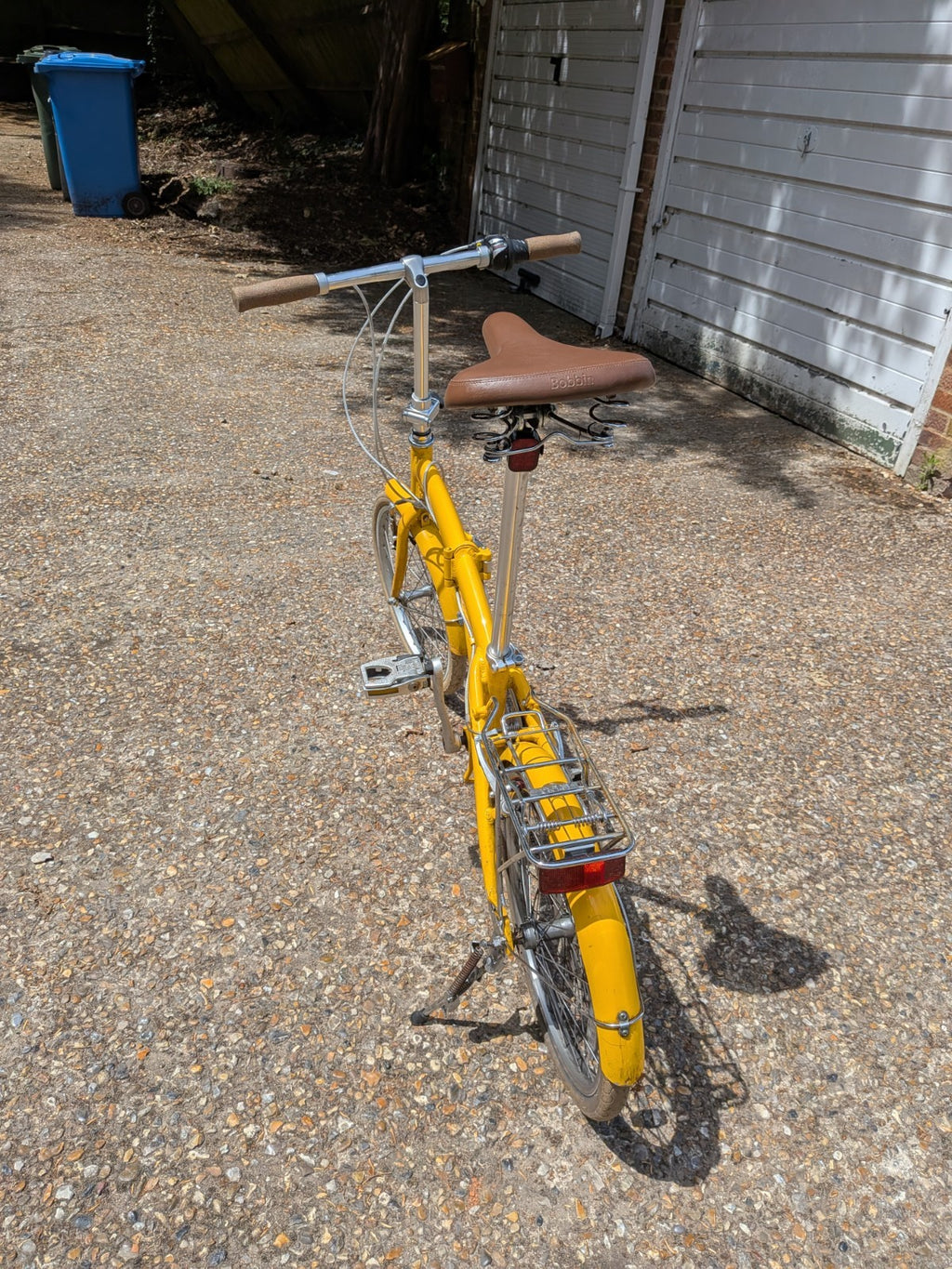 Bobbin Yellow Folding Bicycle Like Brompton Folding Bike