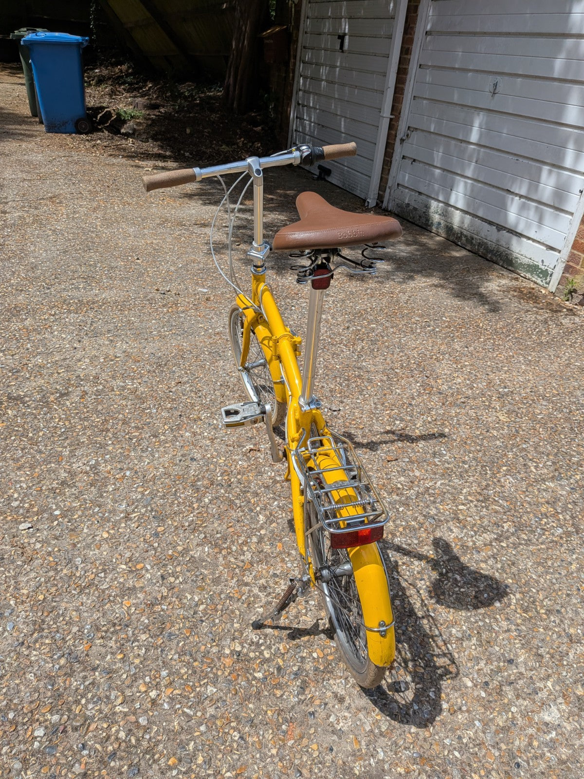 Bobbin Yellow Folding Bicycle Like Brompton Folding Bike