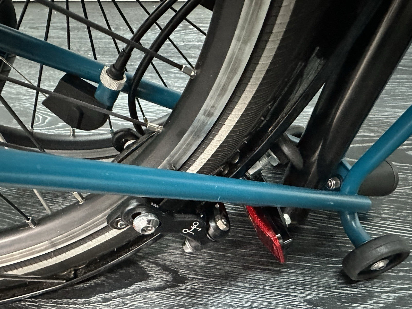 Brompton C Line Explore 6 Speed Low Bar 2024 Folding Bike - Ocean Blue Brand New