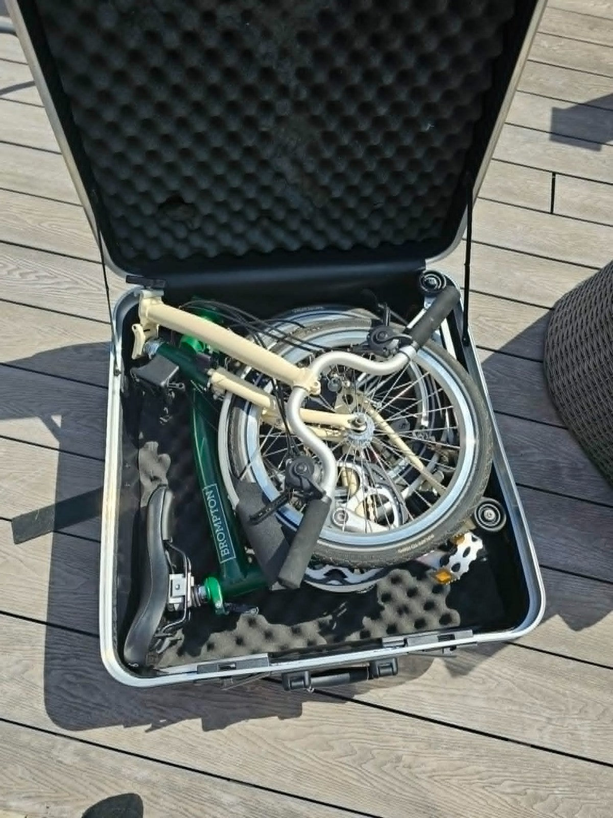 Brompton folding bike M6L, Mint Condition w/Case and Bag