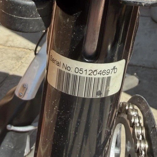 Brompton Folding Bike 6-Speed, Black