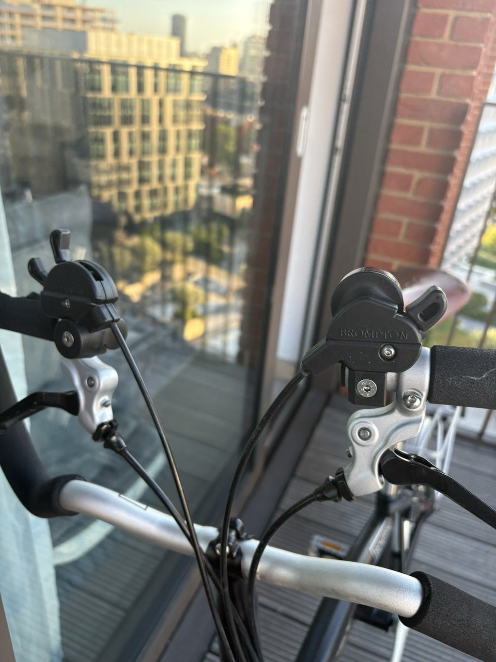 Brompton C Line 6-Speed (2015, M6L config) — Touring Handlebar, Brooks Saddle