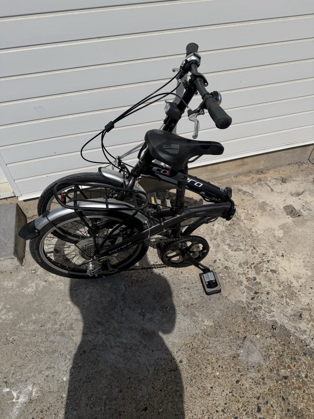 Carrera Intercity 20'' Unisex 8-Speed Folding Bike Black