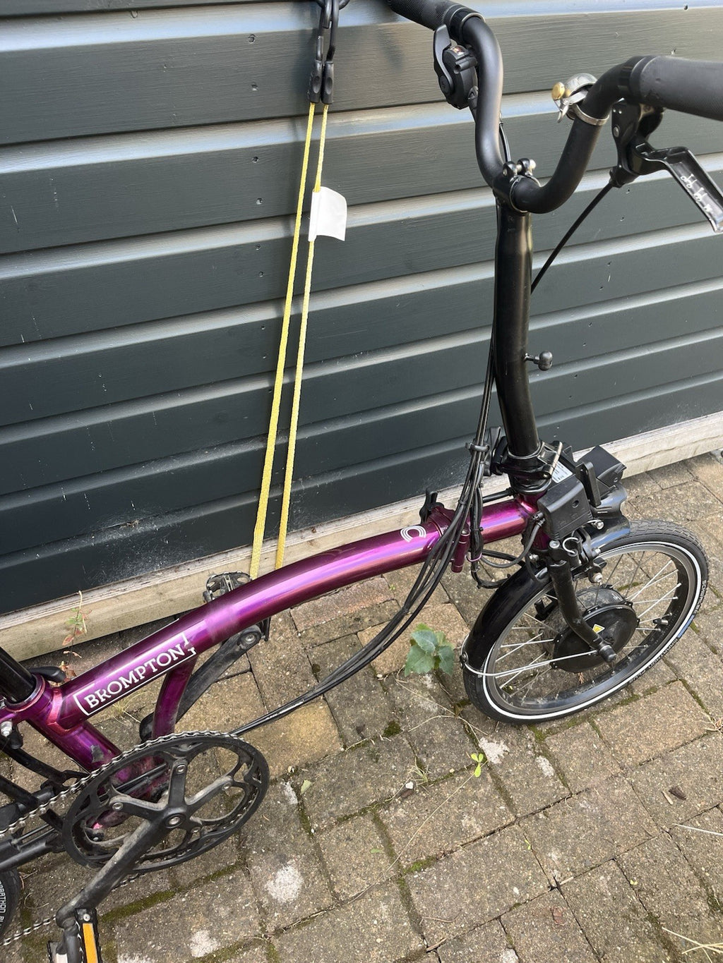Brompton Elctrc C Line 4-Speed in Amethyst Lacquer