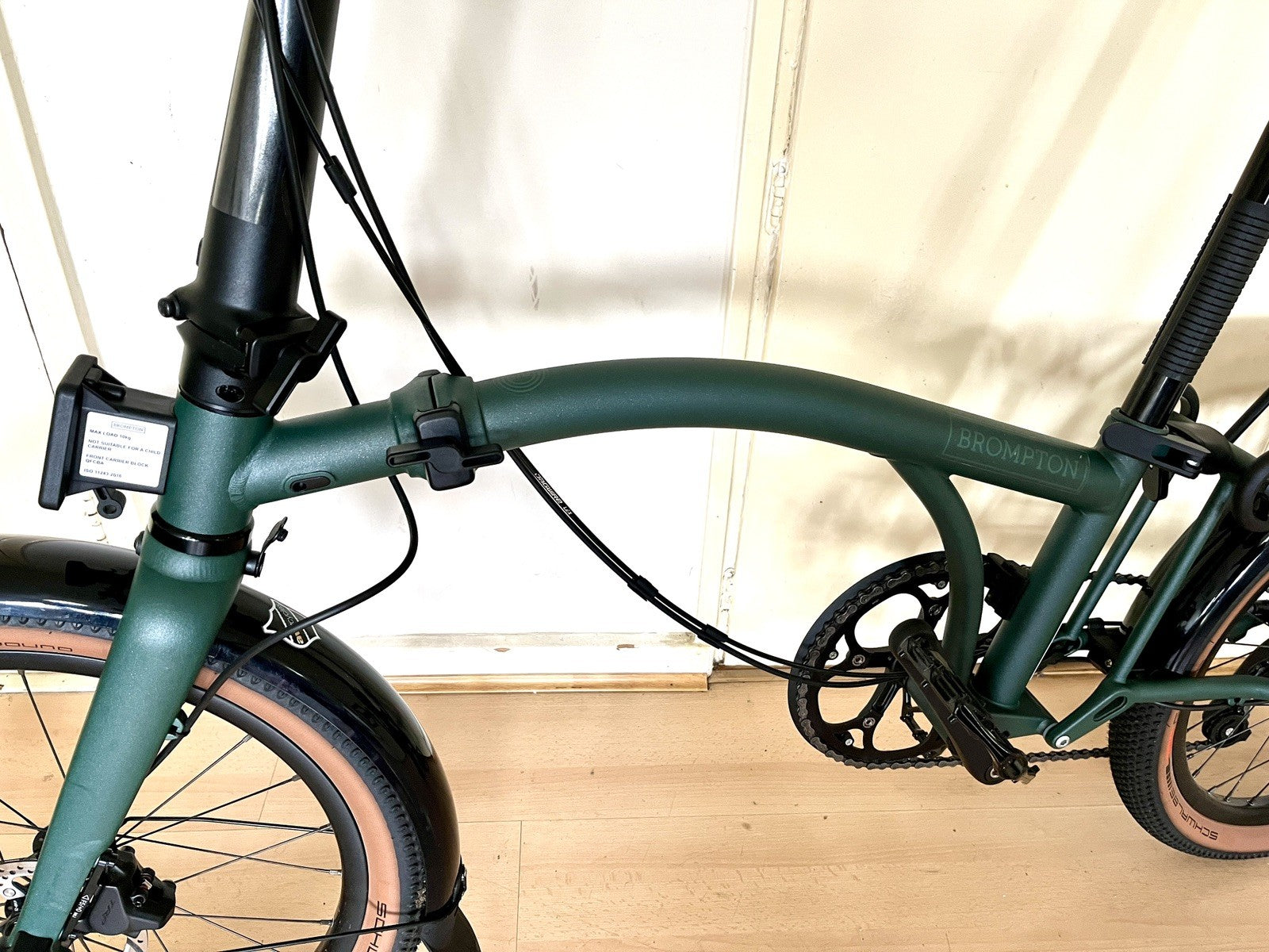 Brompton G Line, 8 speed w Roller Rack - Forest Green - L