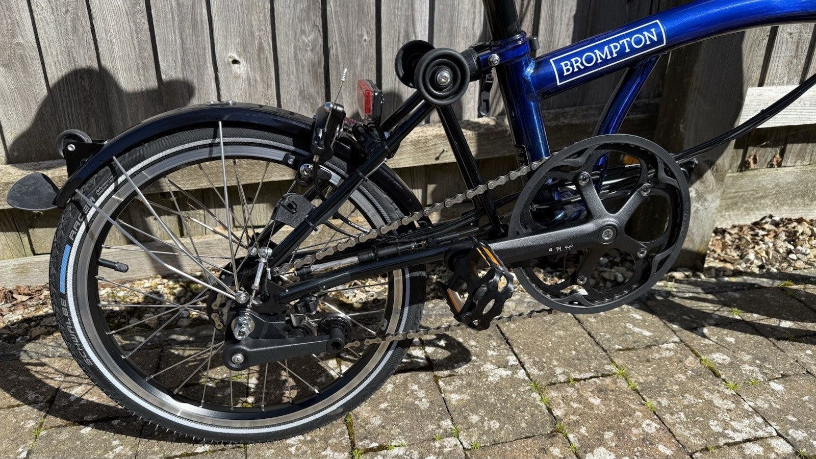 Brompton C Line M6L Bolt Blue e-Folding Bike - Excellent Condition