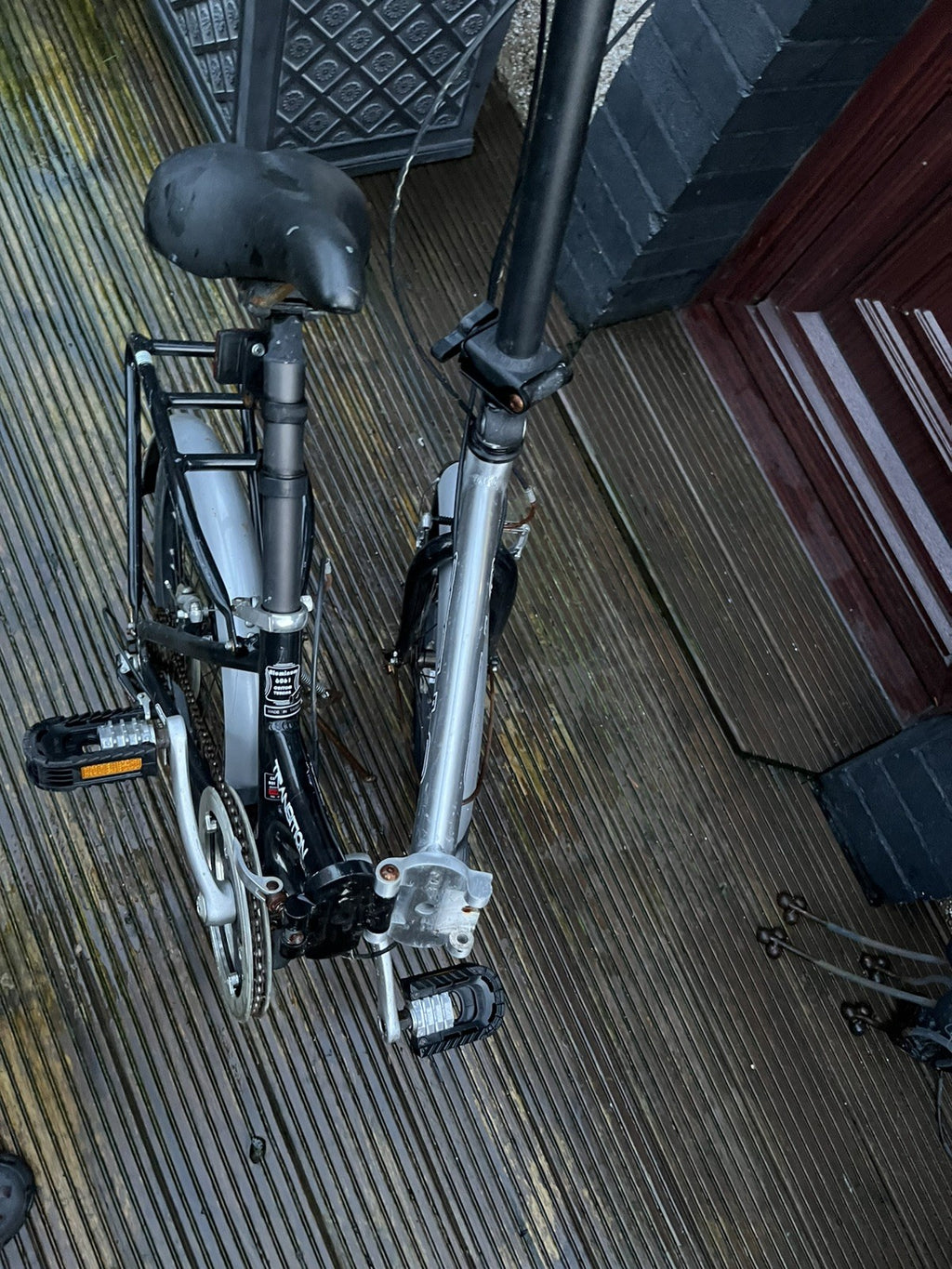 apollo transition folding bike 6 revoshift gears 20inch wheels adults unisex