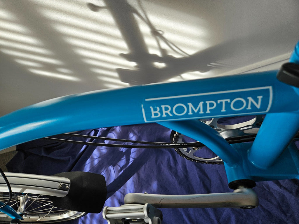Brompton M3L folding bike - hardly used