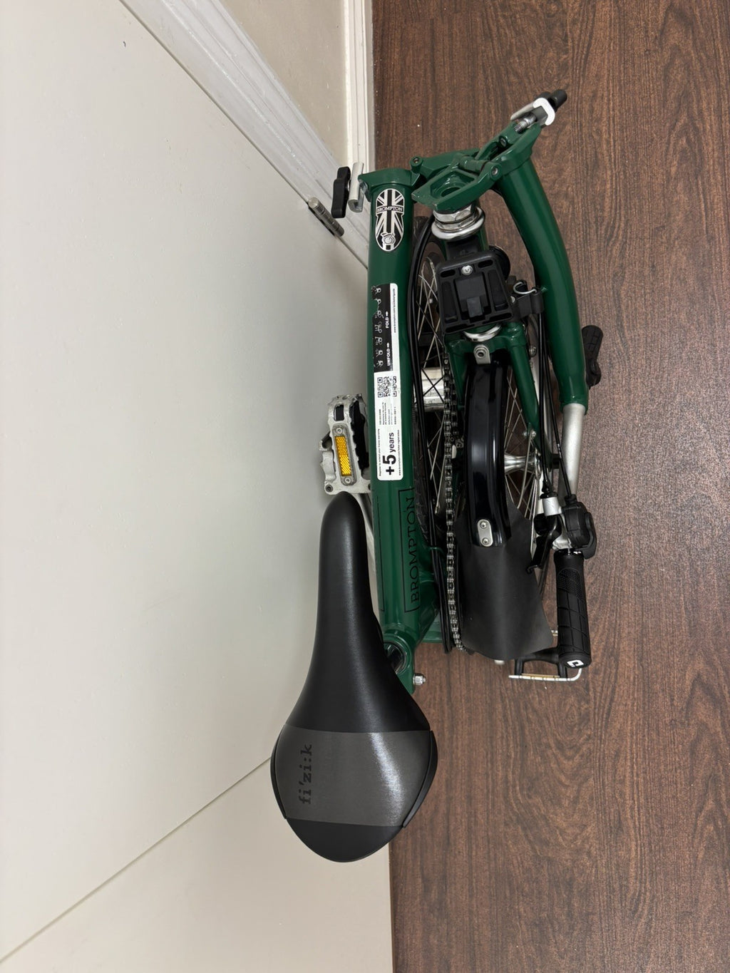 Brompton C Line M6L folding bicycle - RACING GREEN