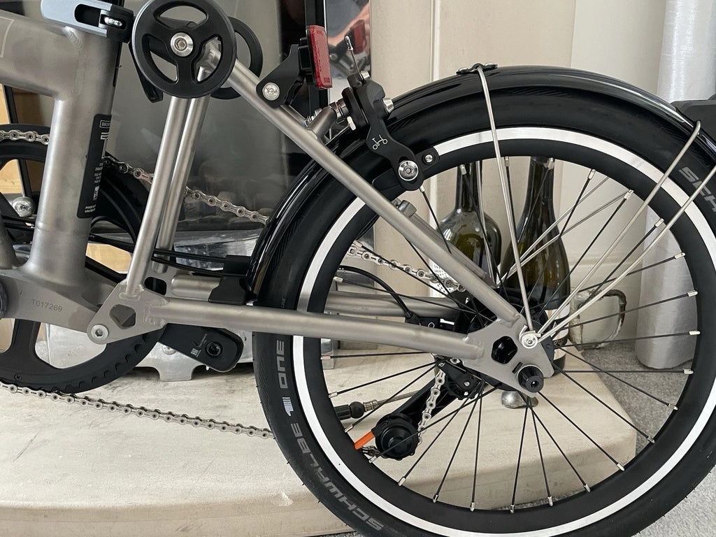 Titanium 2025 Brompton T Line M Bar 4-Speed L Brand New