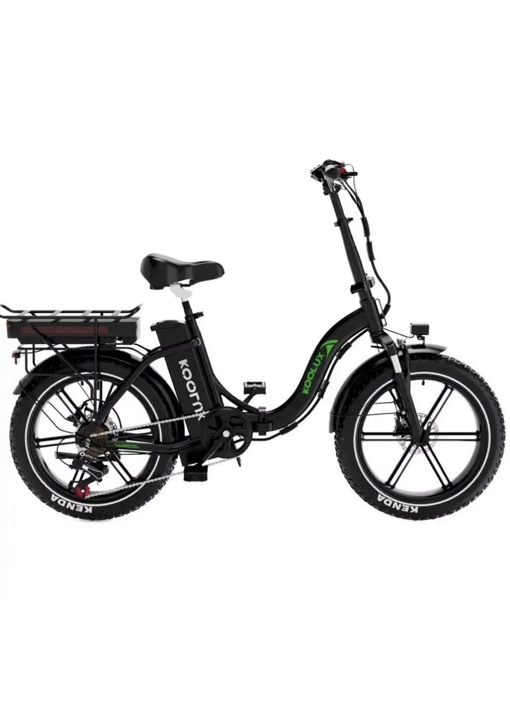 Koolux BK6 S Pro 20”Bike 48v13*10.Ah Rear Rack Folding Delivery Bike Hydraulic