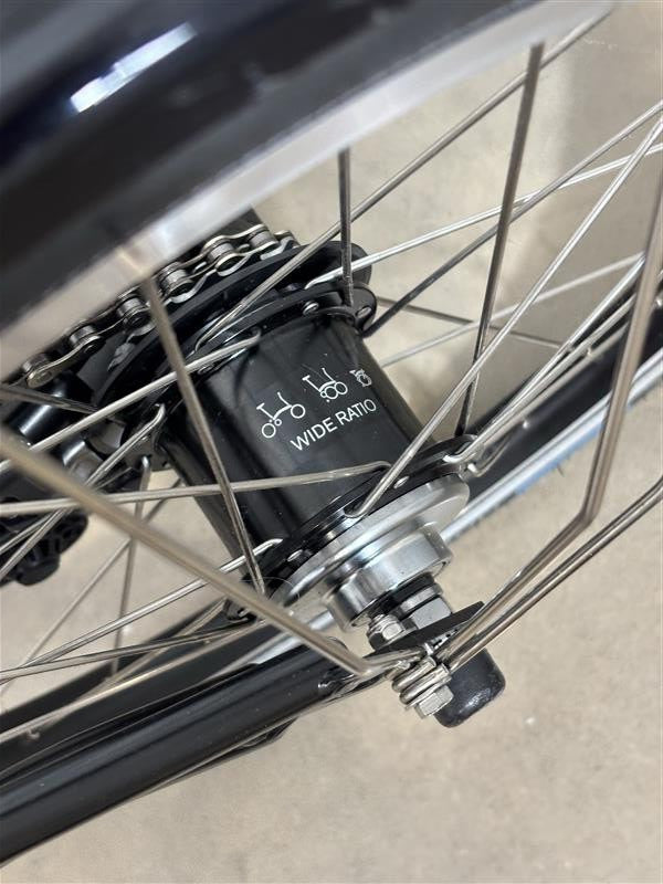 Brompton C Line 6 Speed 2024 Low Handlebar Folding Bike - Matt Black
