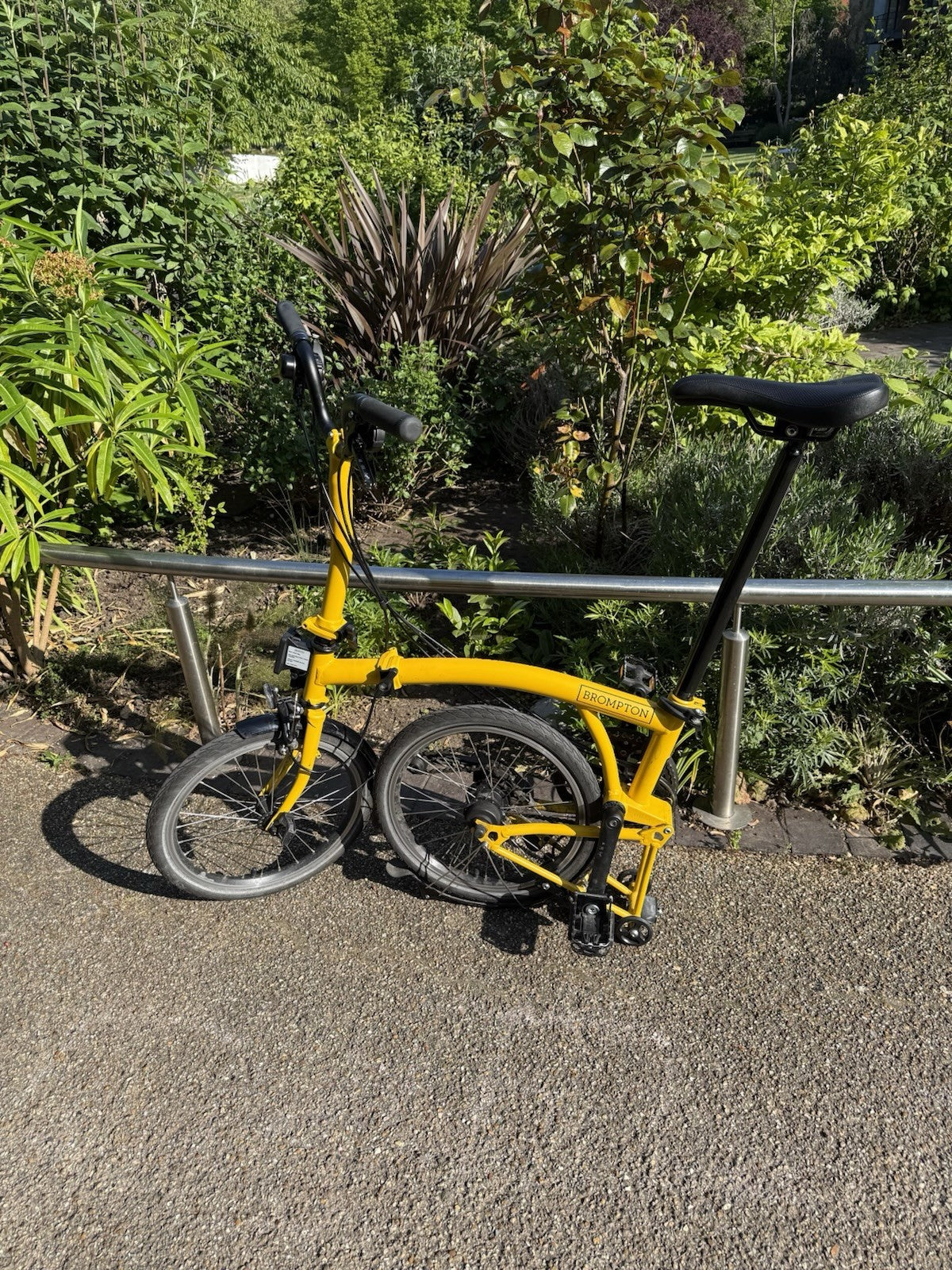 BROMPTON C LINE 12-SPEED FOLDING BIKE 2025 IN BUMBLEBEE YELLOW
