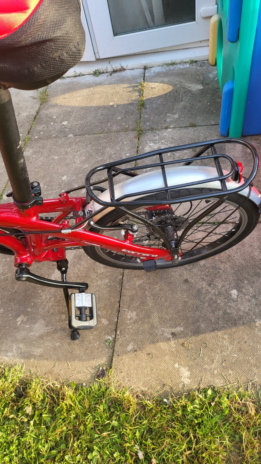 Red Career Foldable Lightweight Bicycle Bike
