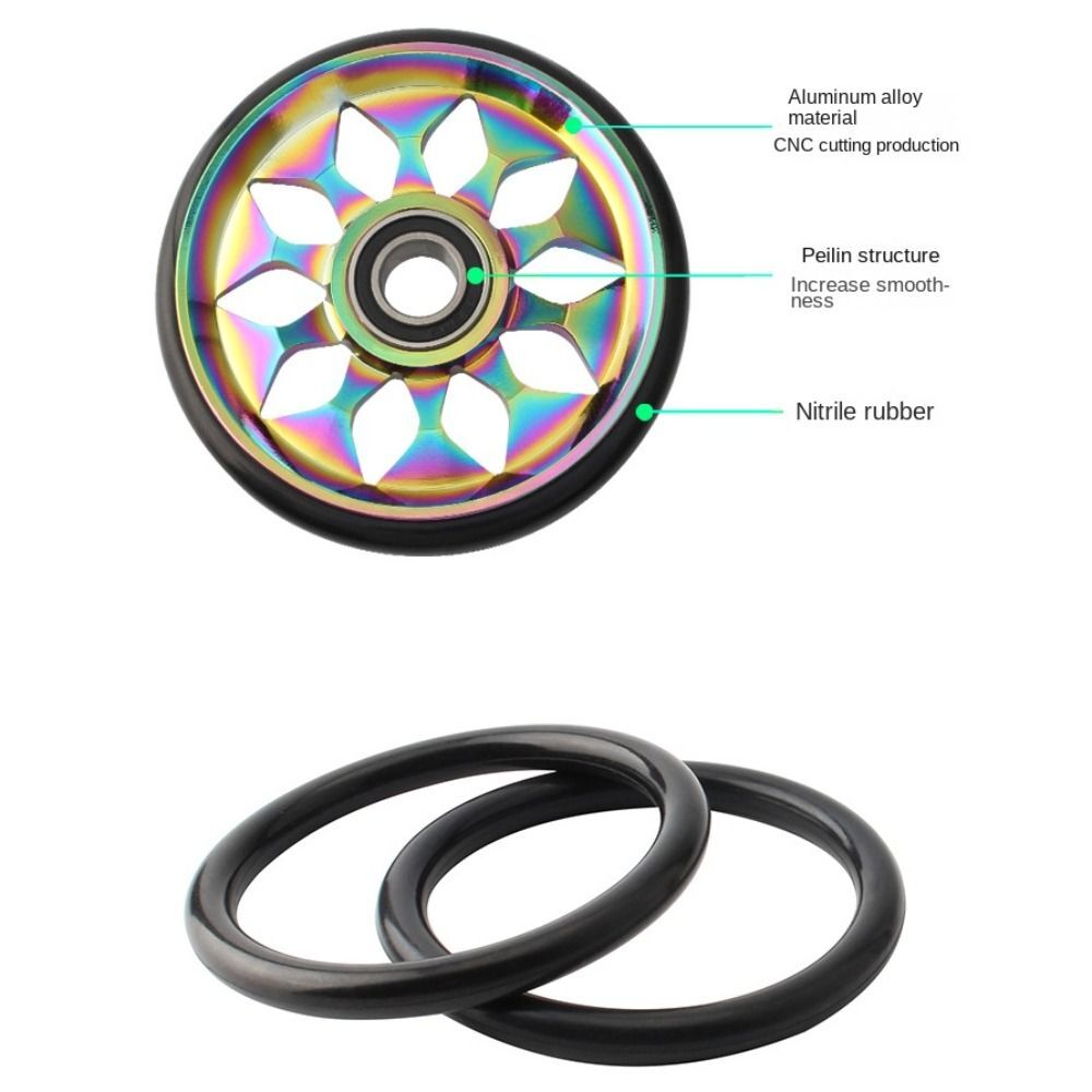 1 Pair Ceramic Bearing Easy Wheel for Brompton Folding Bicycle Bike