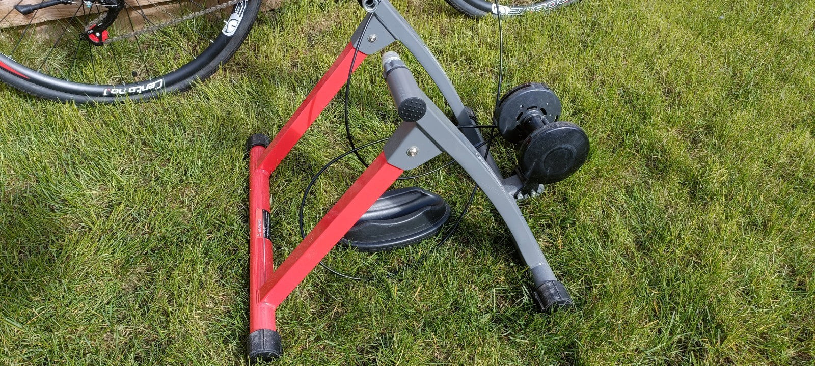EuroBike XC580 Gravel Bike, with indoor resistance trainer kit