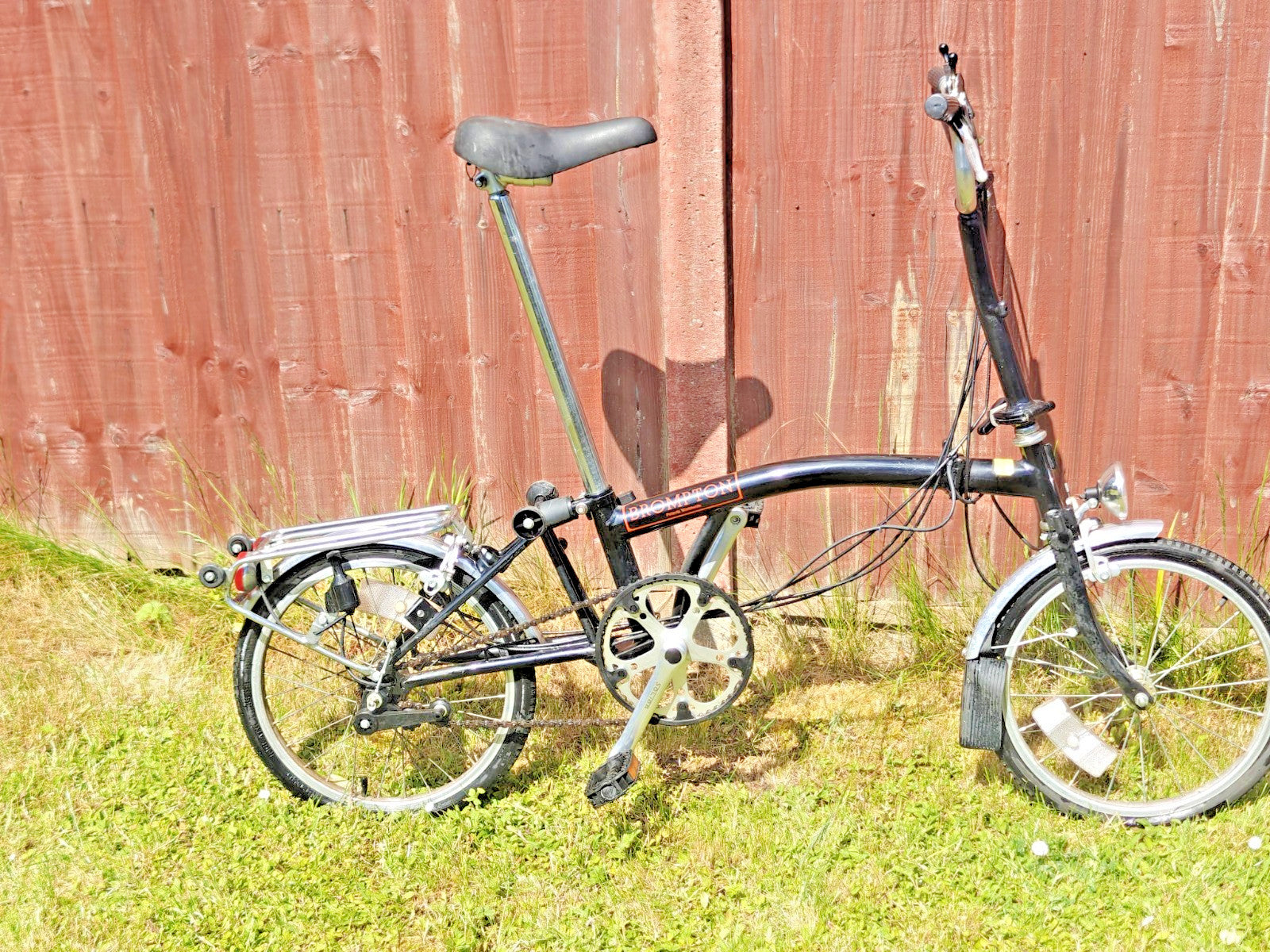 Vintage Brompton 5 Speed 1990 - Black - All original parts. Lightly used.