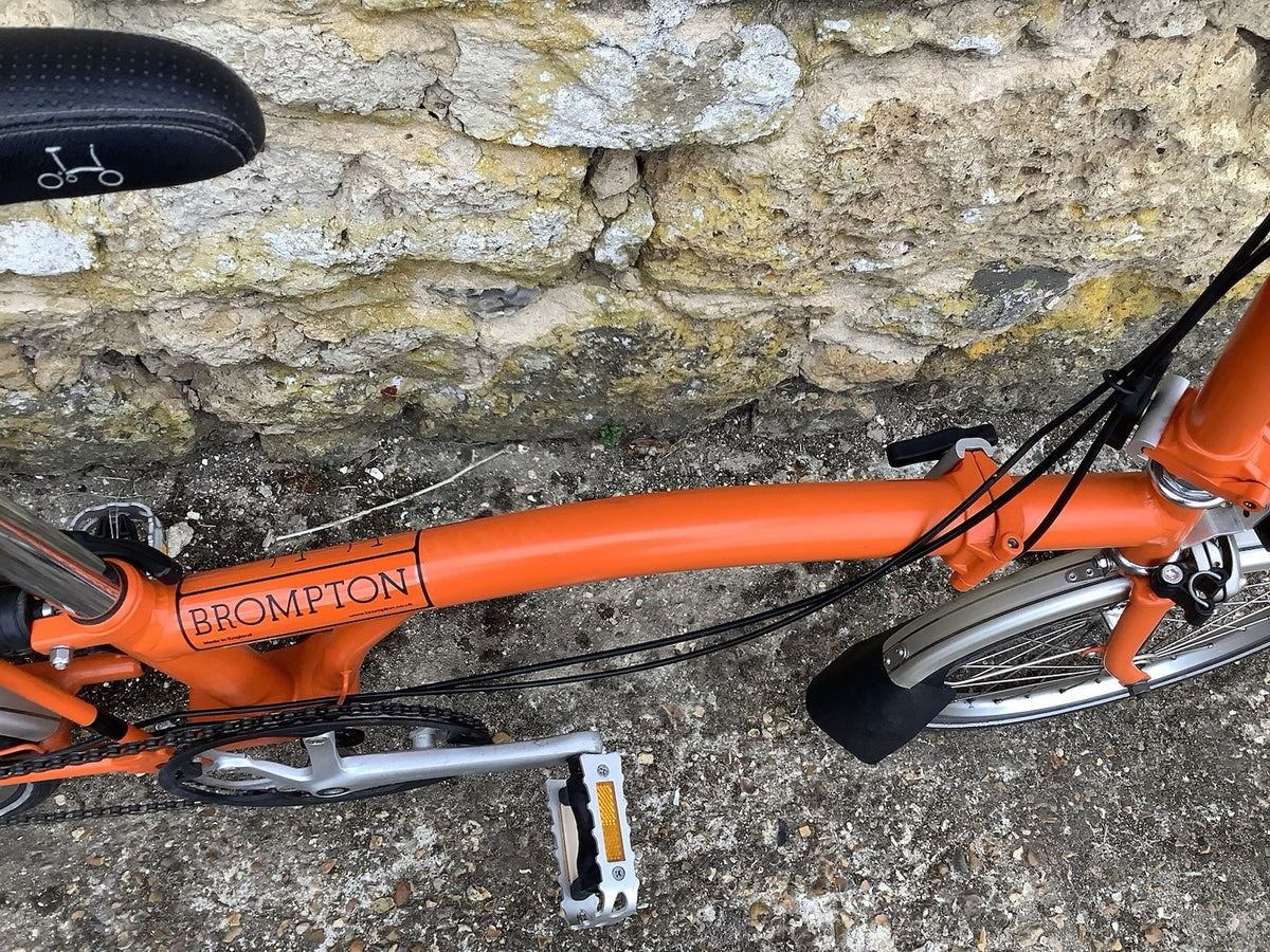 Brompton M3R Folding Bike - Orange - UK DELIVERY
