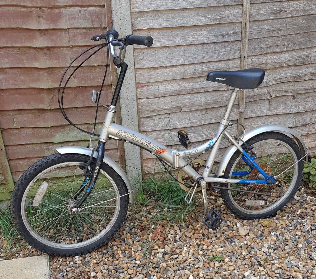 Challenge Folding Shopper Bike 6 Speed 20" Wheels Used Working