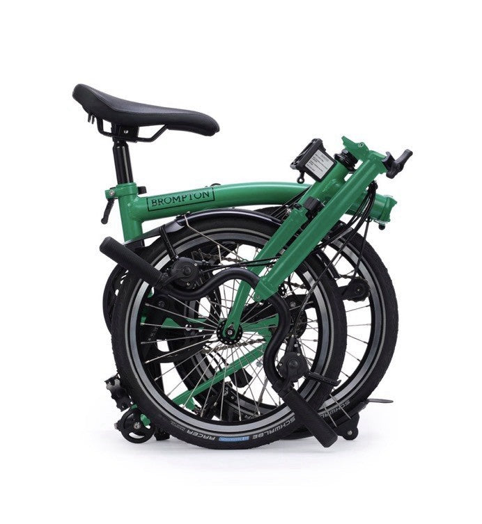 New Brompton C Line 12 Speed 2026 - Folding Bike - Palm Green - Boxed - Warranty