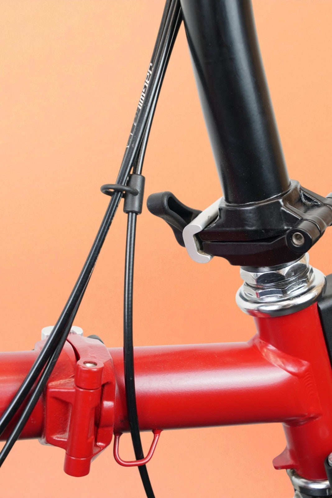 Brompton S2E (C Line) - Red & Black