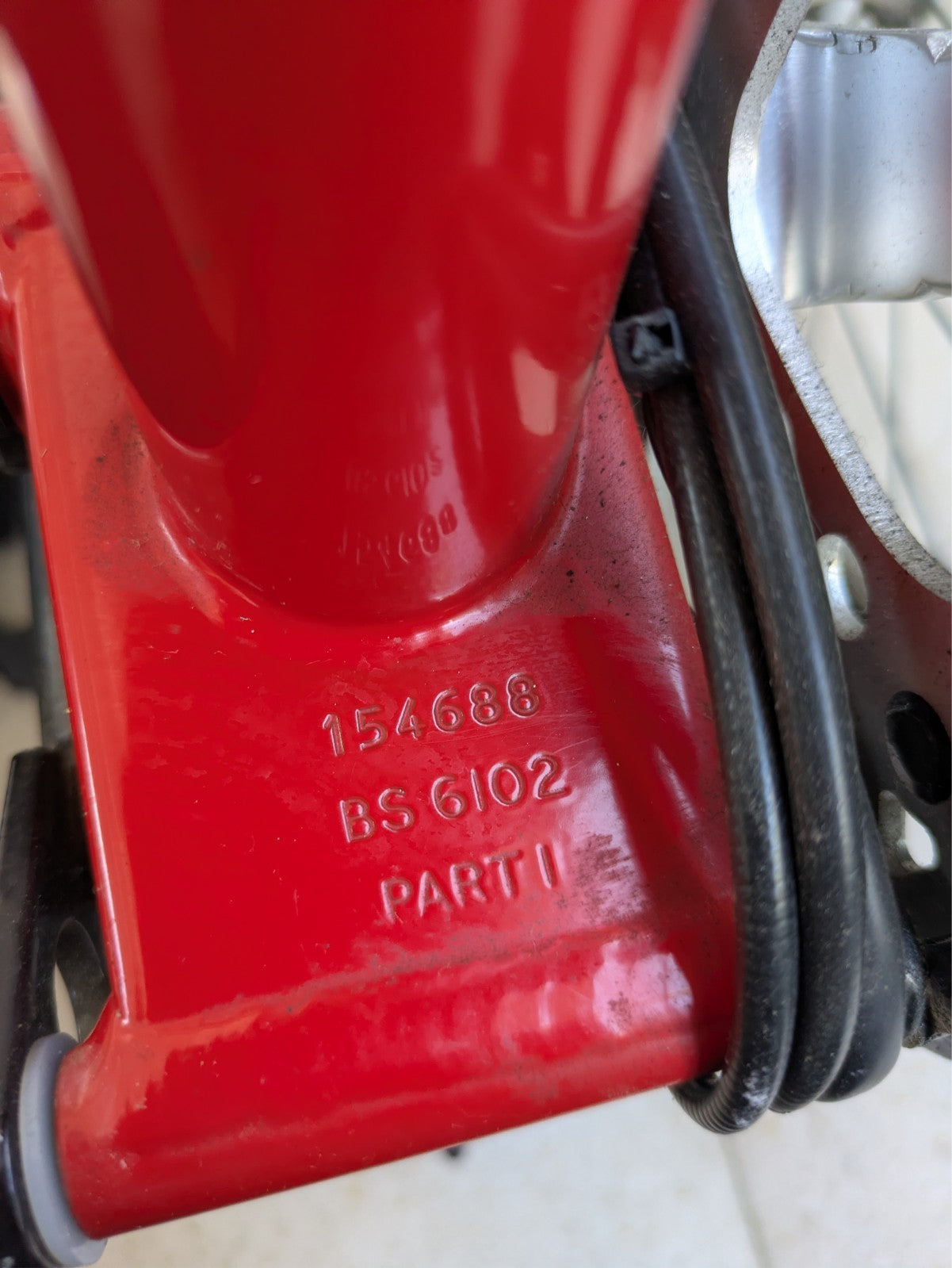 1999 Brompton T5 5-Speed Folding Bicycle – Red/Black (Original Setup)