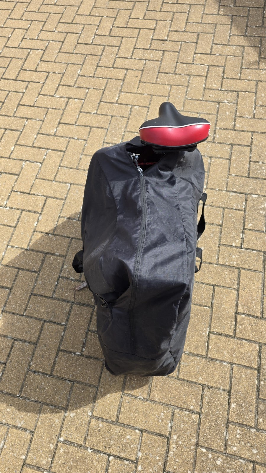 QDOS Red Folding Bike