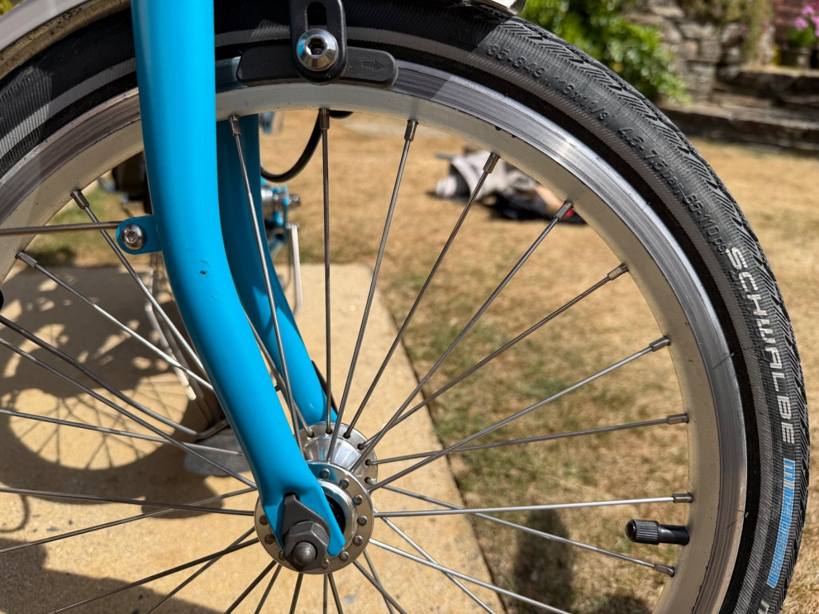 Brompton C Line M6L  (6 Speed) folding bicycle - BLUE (VERY GOOD CONDITION)