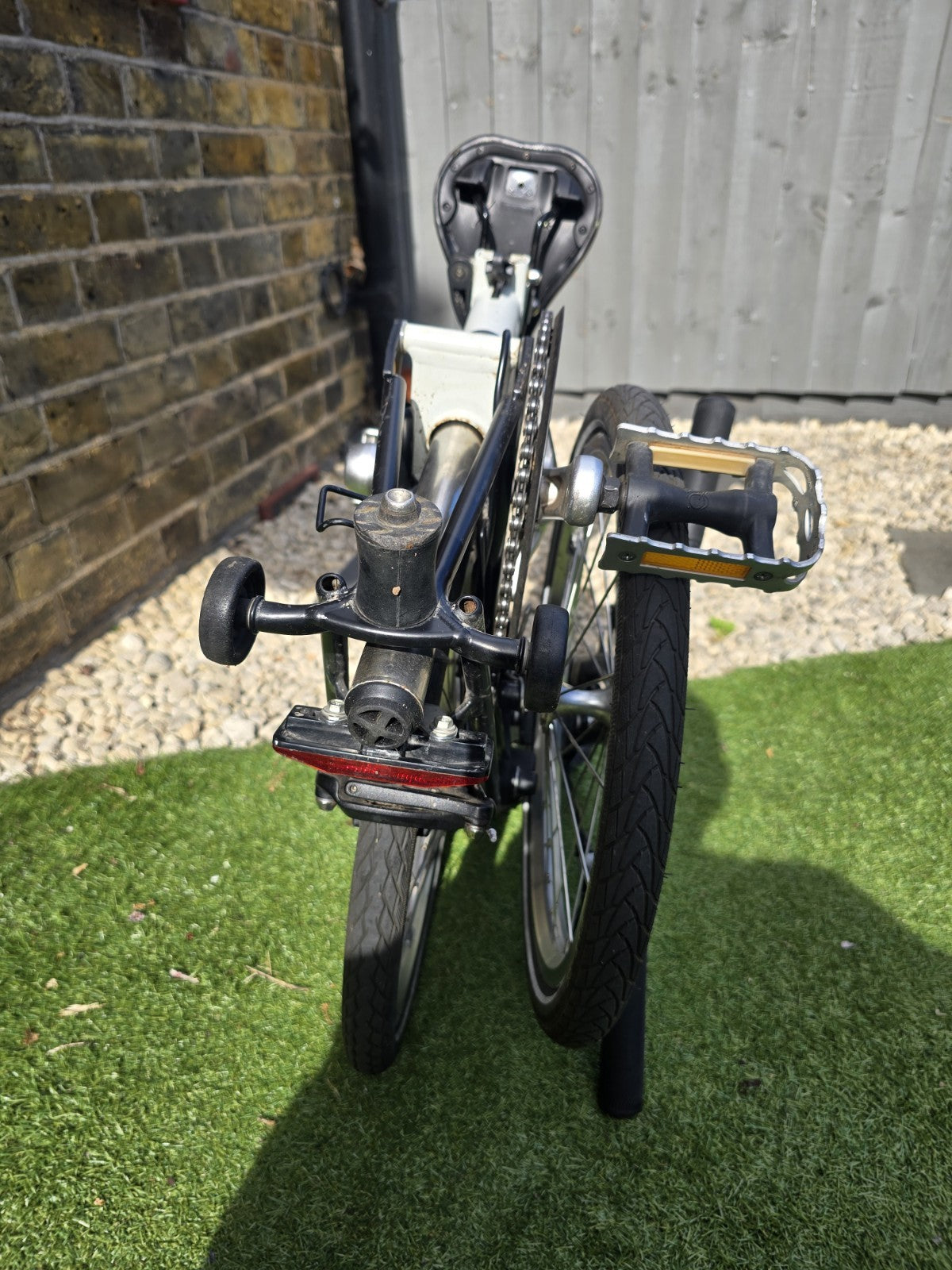 Brompton Folding Bike, Single Speed, S-Type flat  handlebars