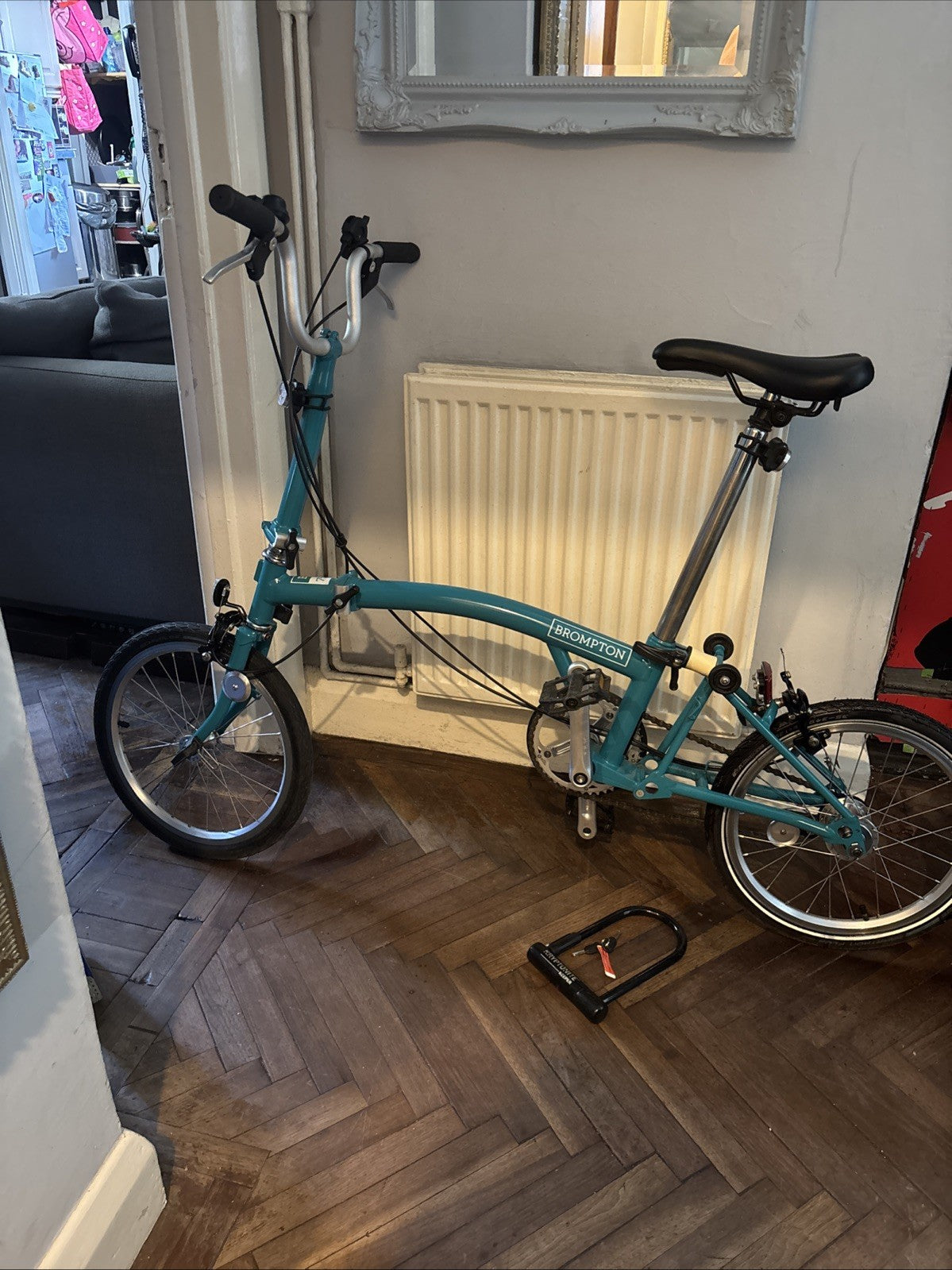 Brompton B75 16" Folding Bike - Blue - Discontinued - VGC - Classic Shape