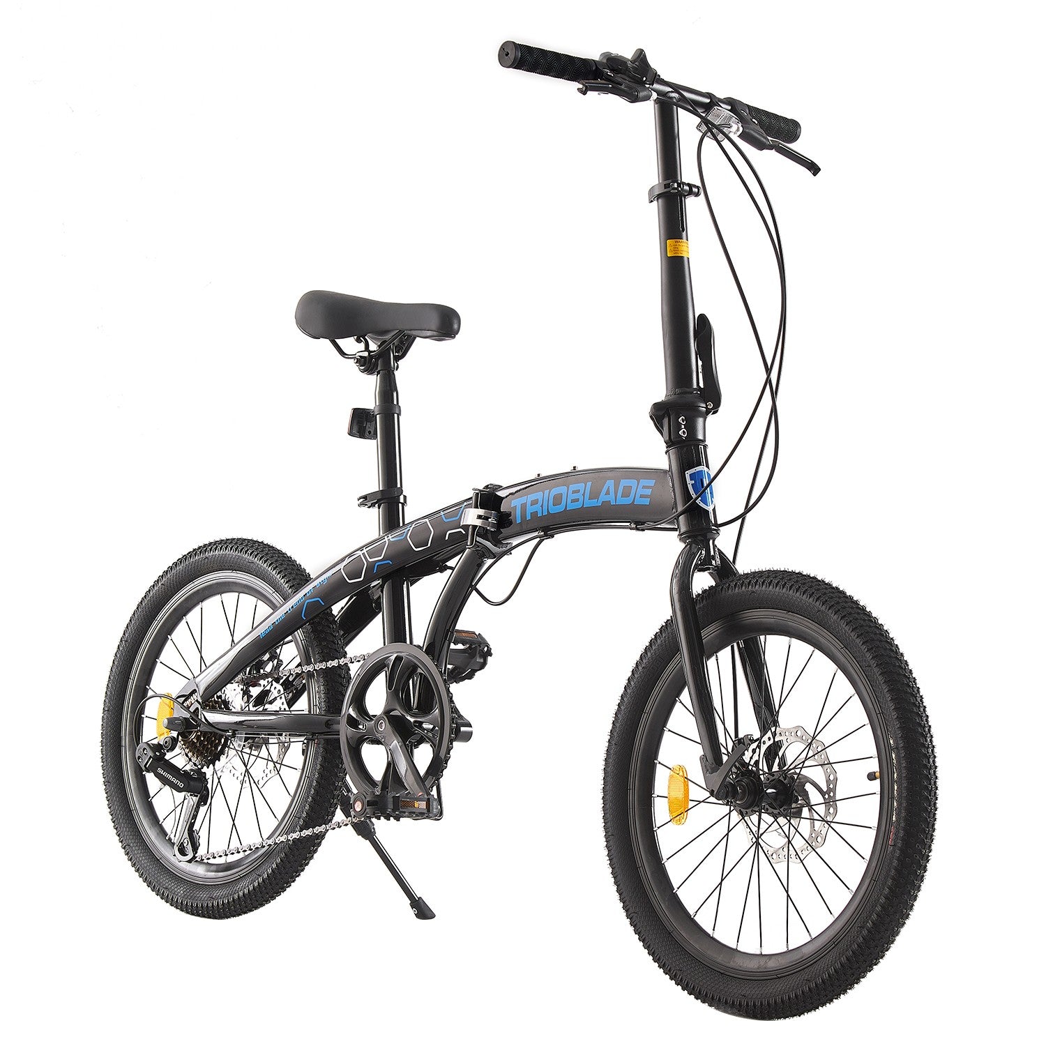 Folding Bicycle 20 Inch Bikes for Adults 7-Speed Variable Foldable City Bicycle