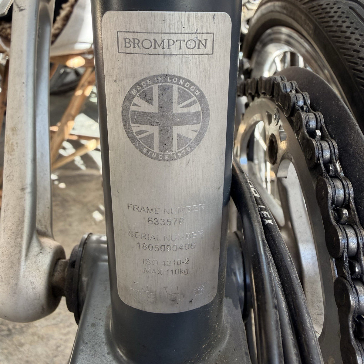 Brompton S6L-X Superlight Titanium - Extras Inc Brooks Titanium Saddle Etc