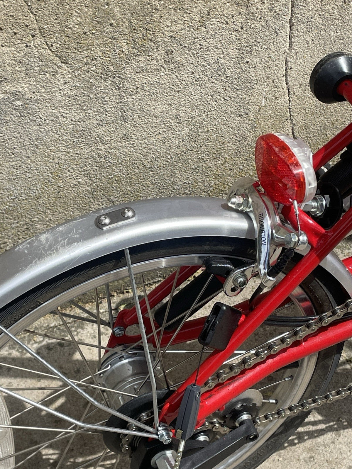 Brompton M3L Folding Bike 2004 - Red (NOS)